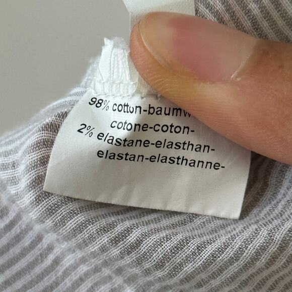 Vintage Italian patchwork lace & cotton appliqué button-down blouse (Medium) - Picture 8 of 10